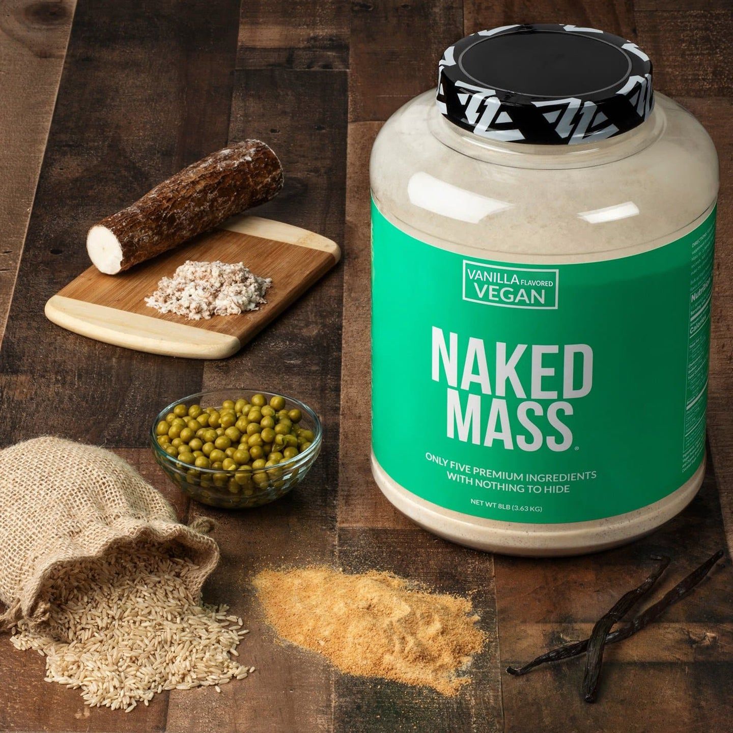 vanilla vegan weight gainer supplement